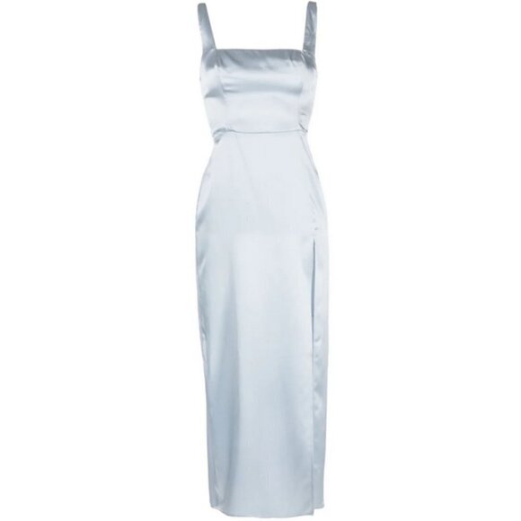 💕REFORMATION💕 Solay Silk Dress ~ Mineral 6 NWT - Picture 9 of 16